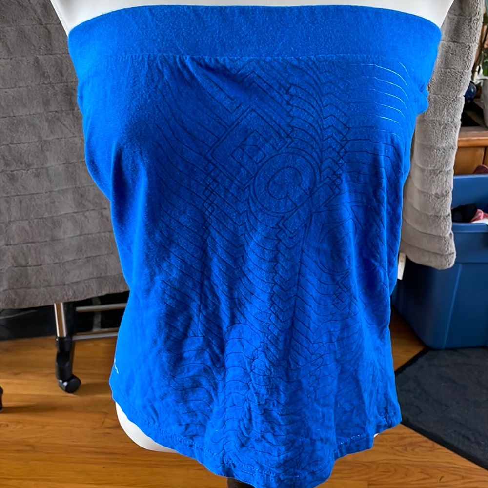Electric Blue And Metallic Blue Ecko Red NYC Tube Top